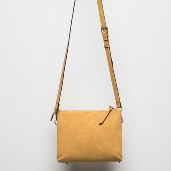 VIOLET RAY Crossbody Bag Mustard Yellow - Picture 3 of 6